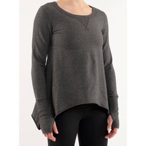 lululemon tea lounge pullover Heathered Coal 10